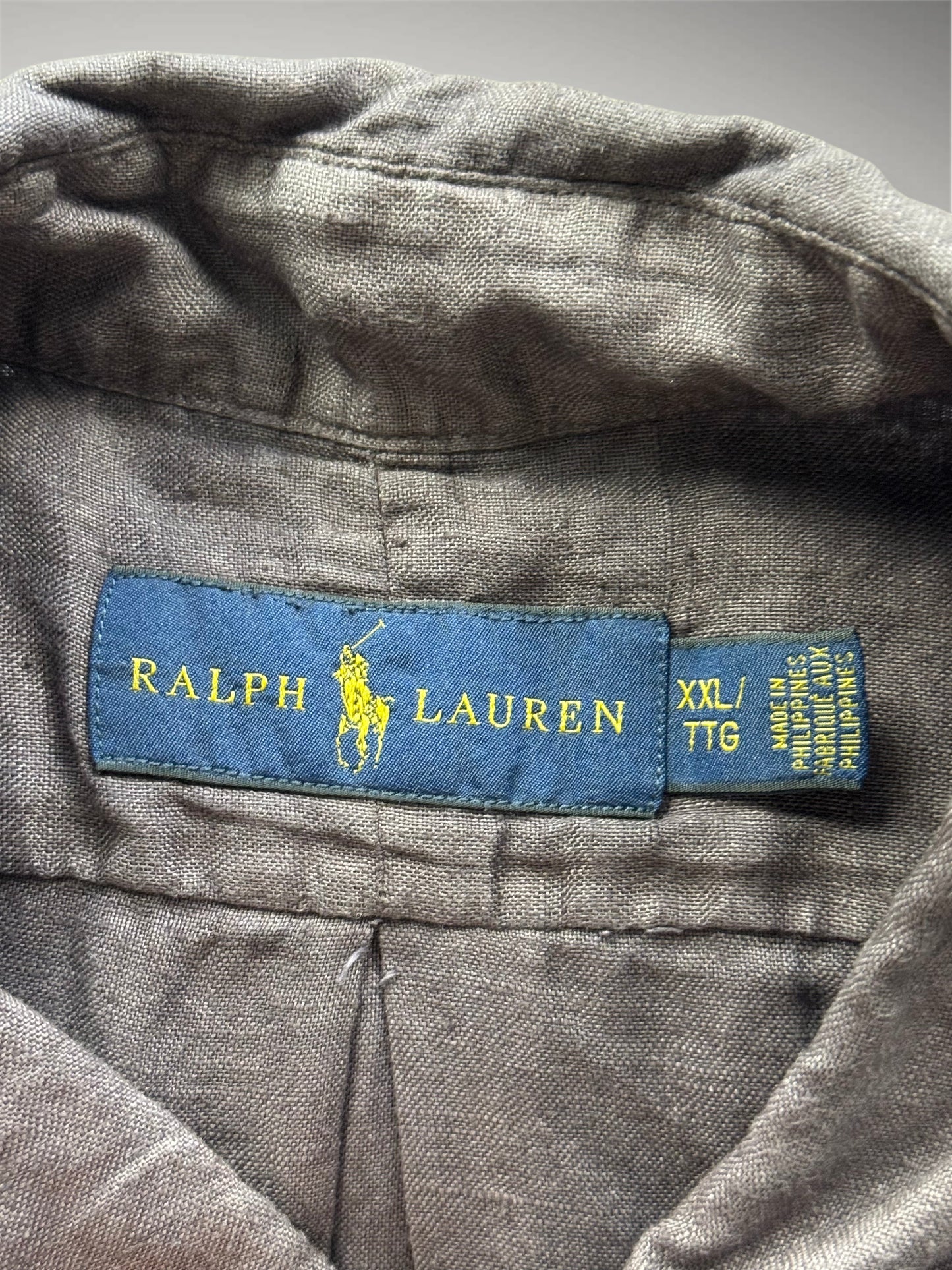 Ralph Lauren Chemise en lin manches longues (XXL)