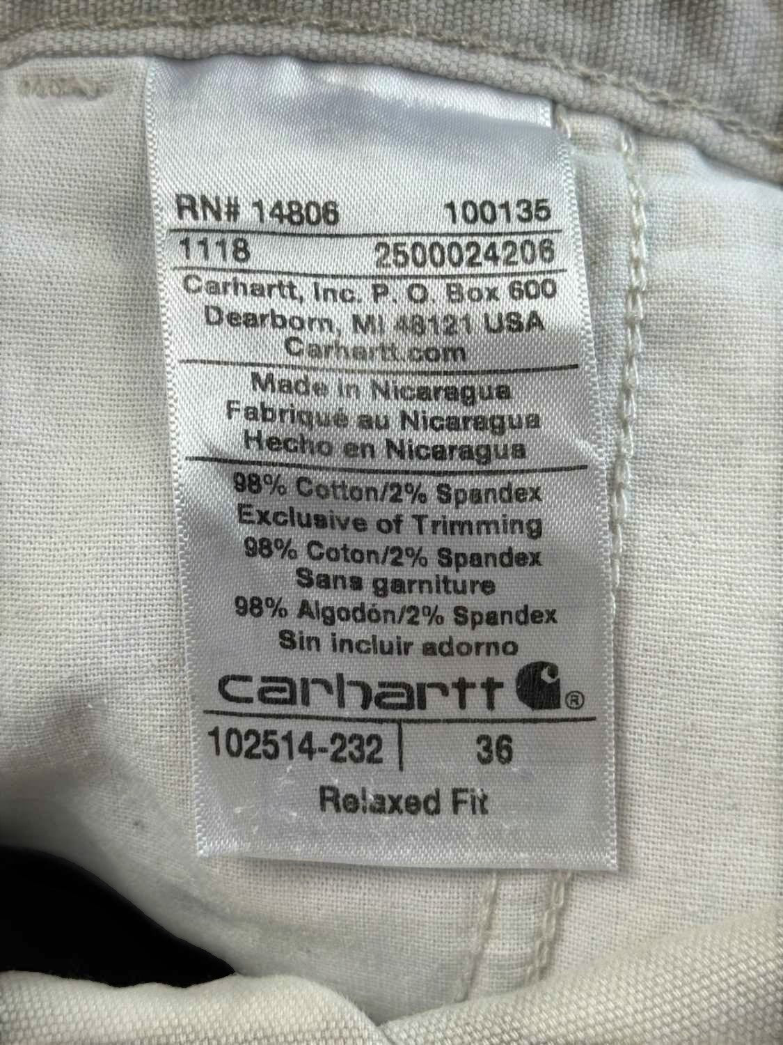 Carhartt Short Carpenter Workwear (FR46)