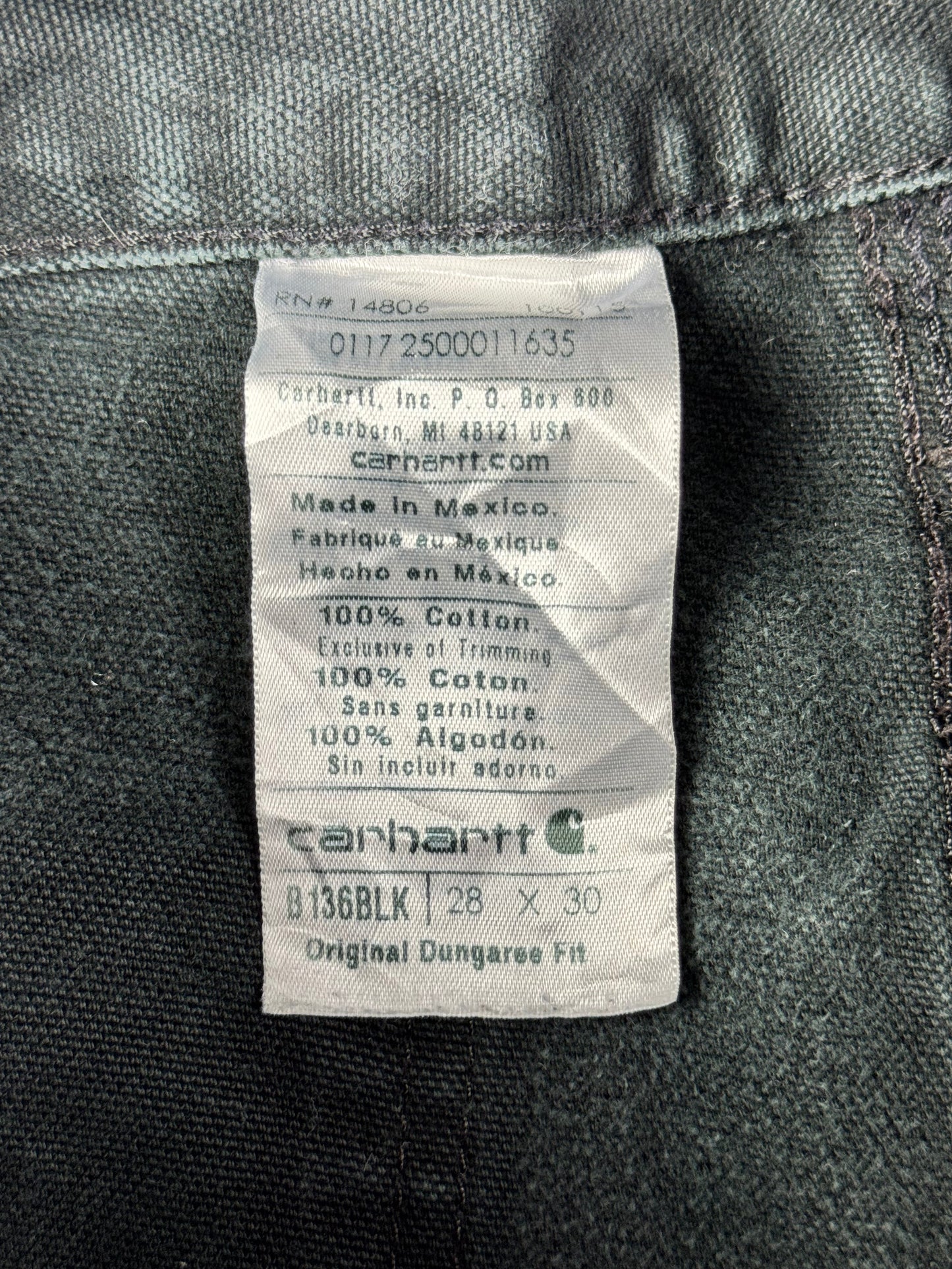 Carhartt Pantalon Double Knee Carpenter Workwear (FR38)