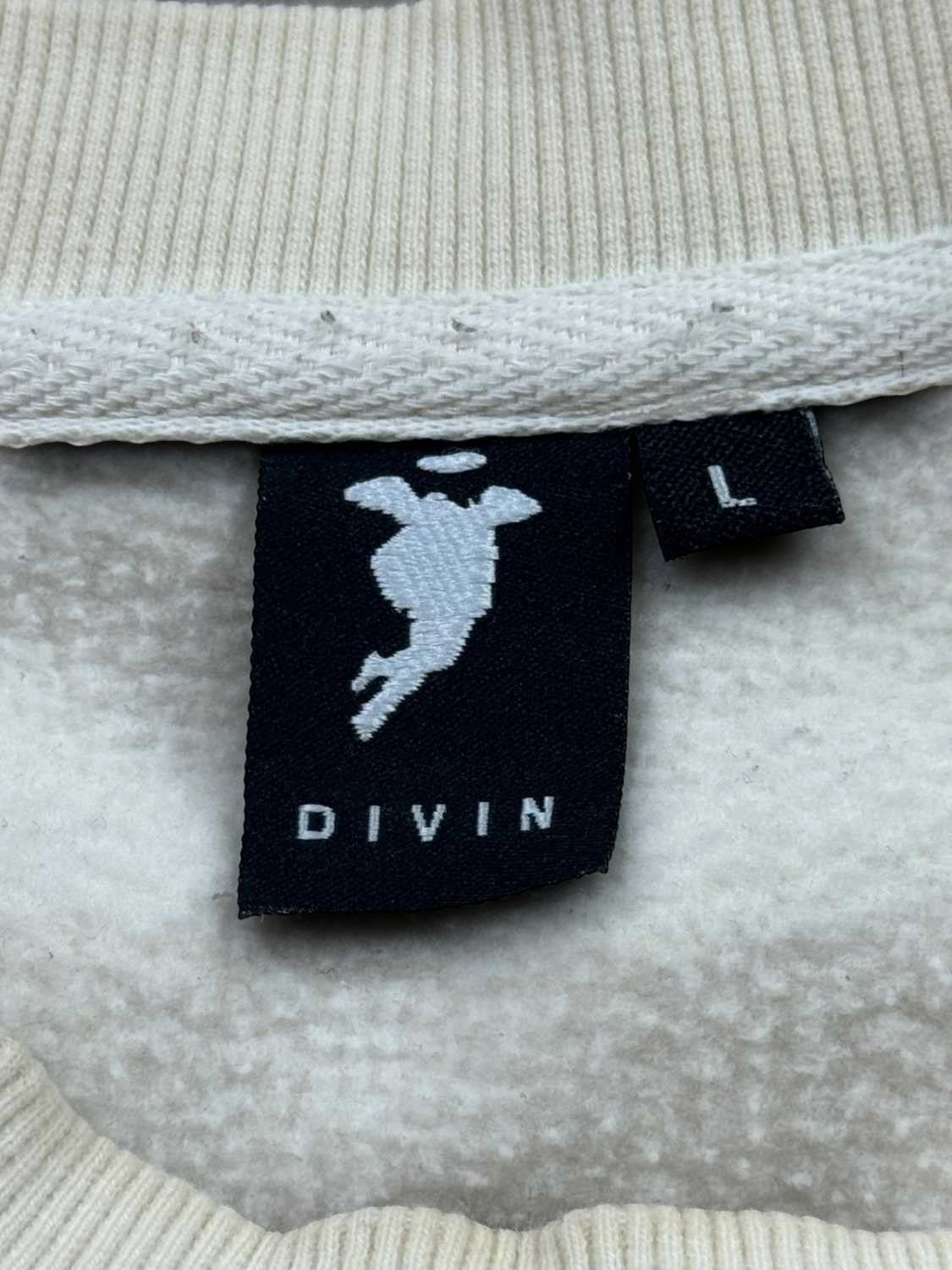 DivinByDivin Sweat Crewneck Wavy (L) DivinByDivin