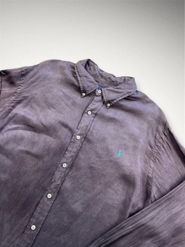 Ralph Lauren Chemise en lin manches longues (XXL)