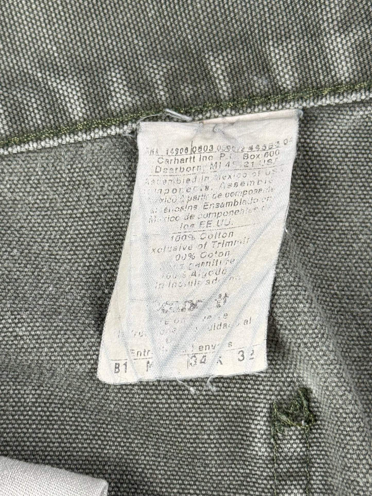 Carhartt Pantalon Single Knee Carpenter Workwear (FR44)