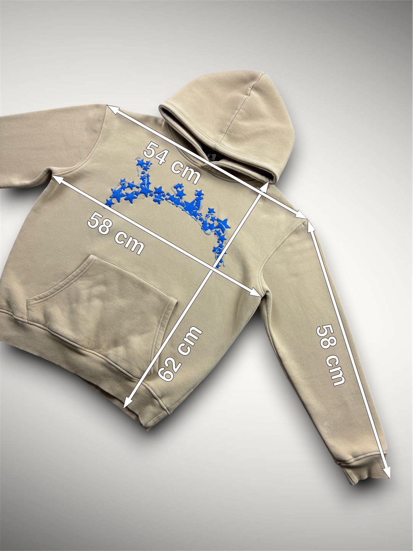 DivinByDivin Hoodie Puff Stars (S)