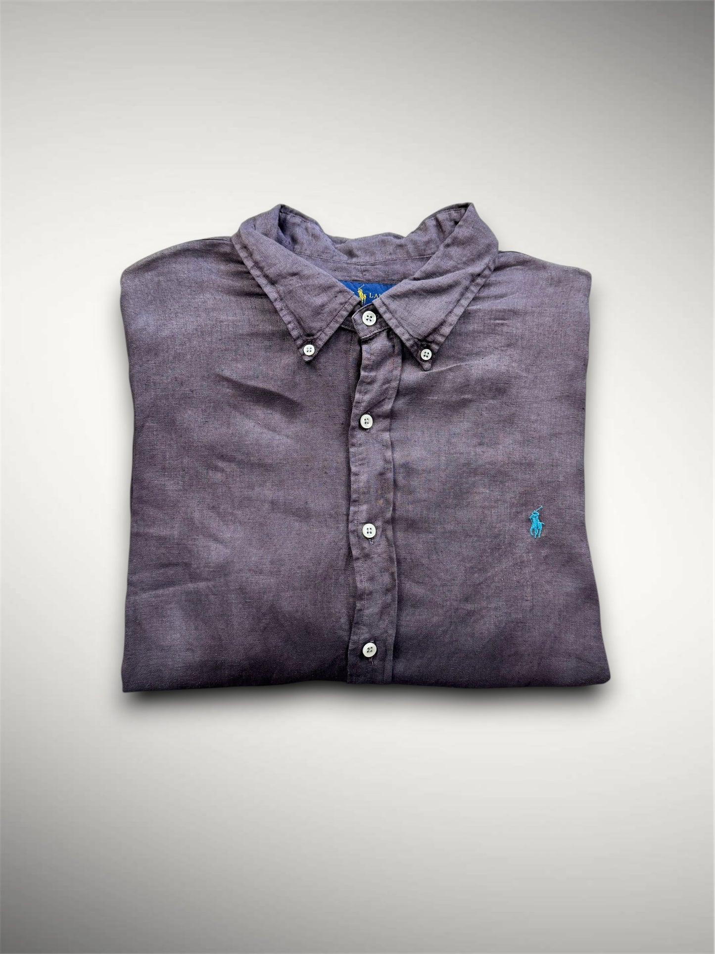Ralph Lauren Chemise en lin manches longues (XXL)
