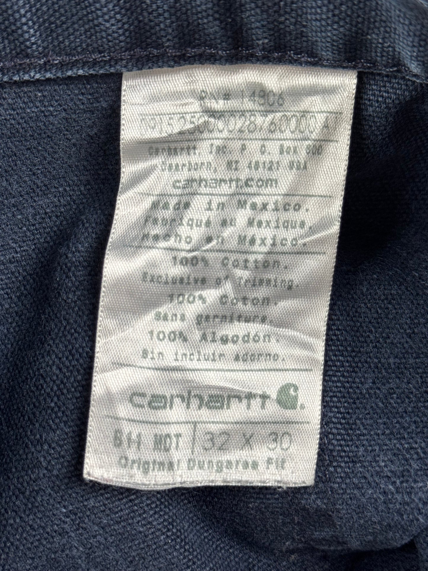 Carhartt Pantalon Single Knee Carpenter Workwear (FR42)