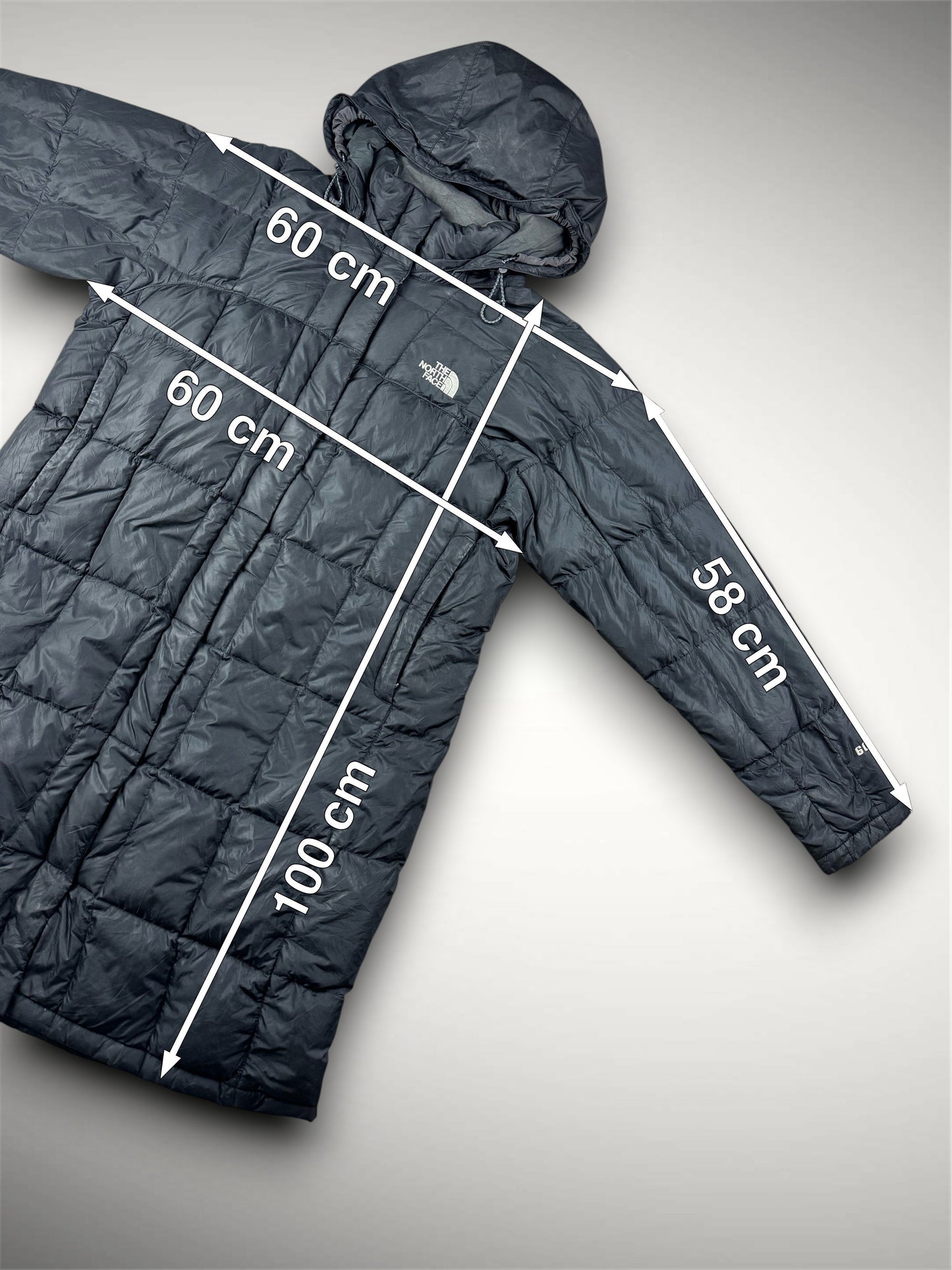 The North Face Veste à capuche Doudoune longue (XL femme)