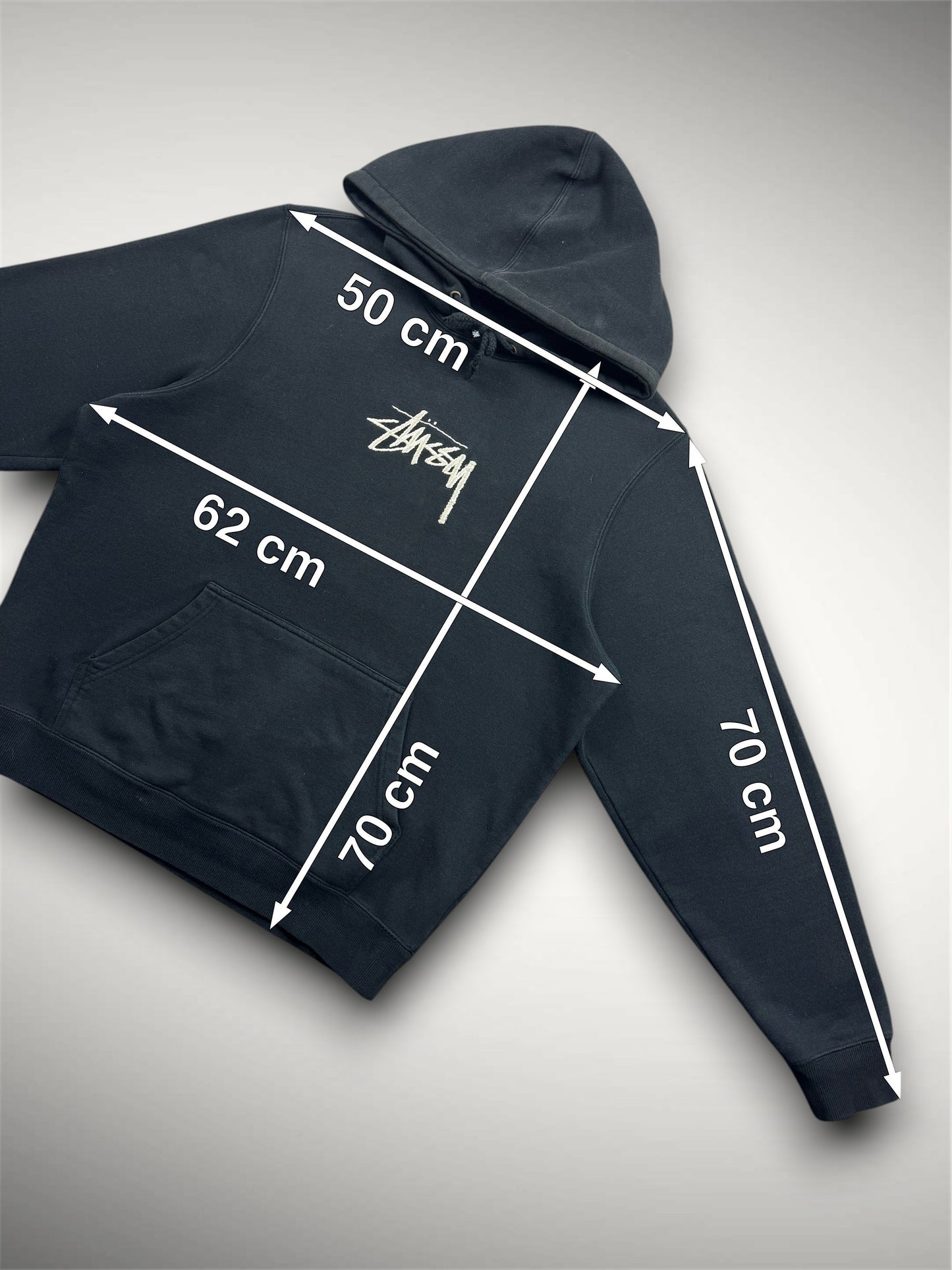 Stüssy Hoodie Stock Logo (M)
