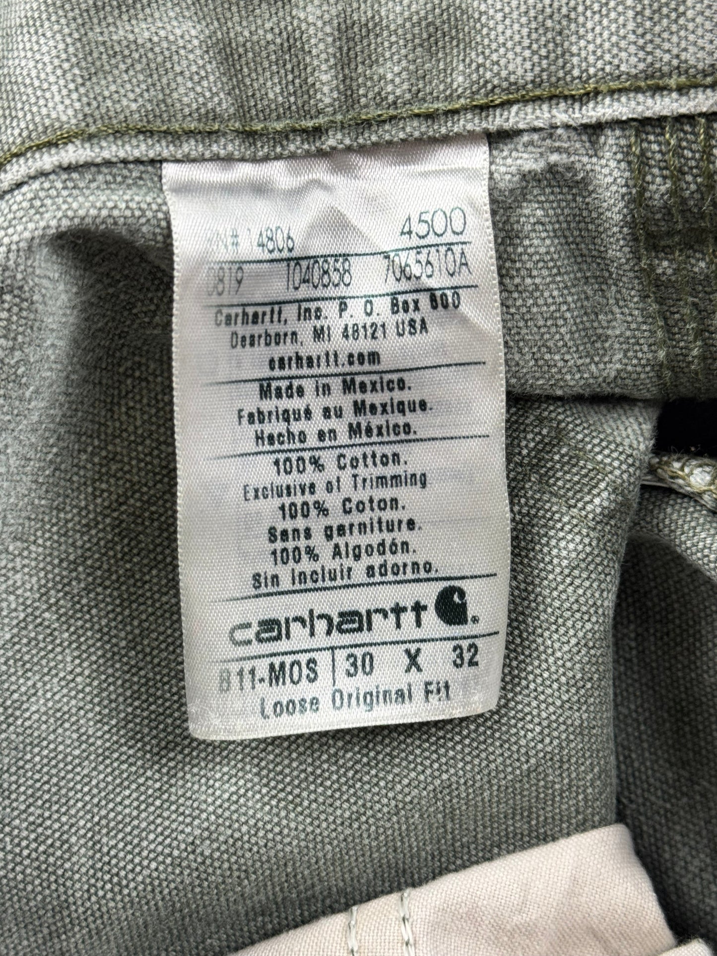 Carhartt Pantalon Single Knee Carpenter Workwear (FR40)