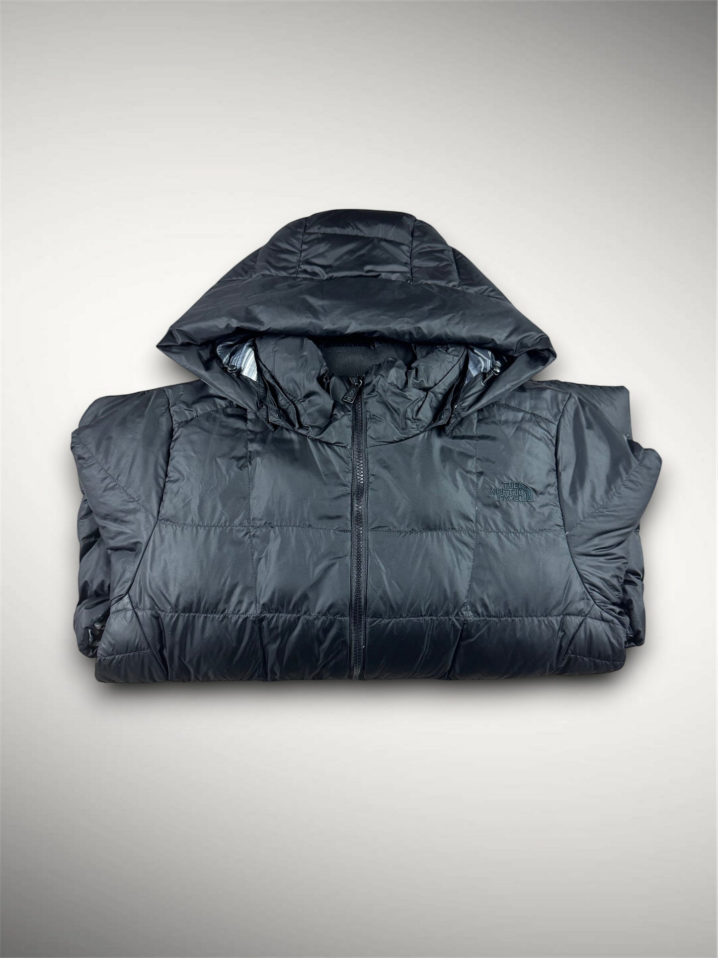 The North Face Veste à capuche Doudoune longue (L femme)