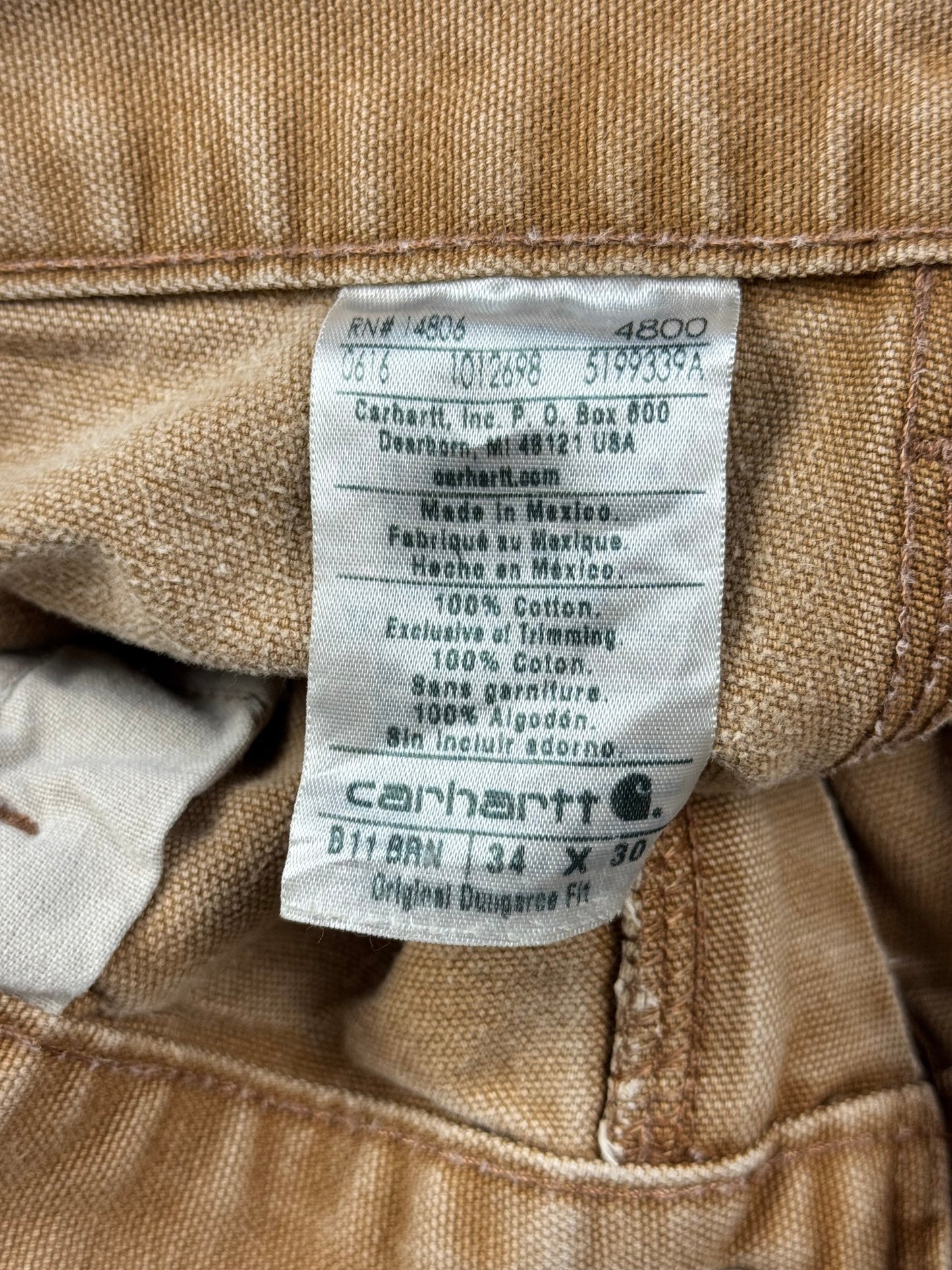 Carhartt Pantalon Single Knee Carpenter Workwear (FR44)